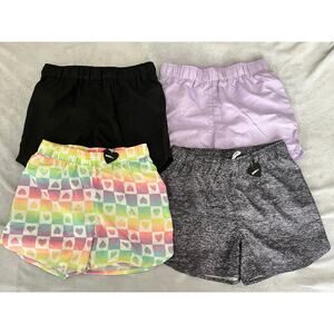 Nova Kids Running Shorts with Liner Bundle Sz 16 Working Drawstring Athletic